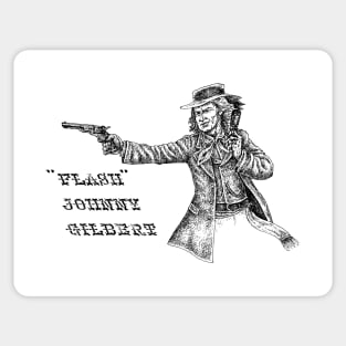 "Flash" Johnny Gilbert Sticker